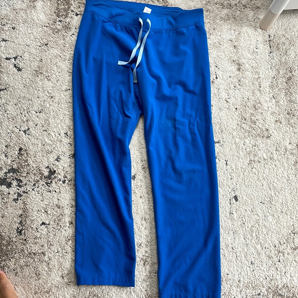 Figs royal blue Livingston scrub pant